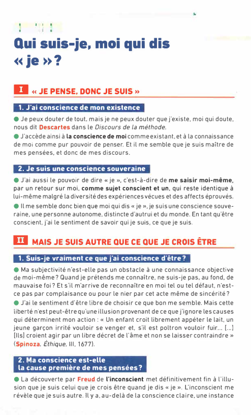 Prévisualisation du document ►► Qui suis-je, moi qui dis "je" ?