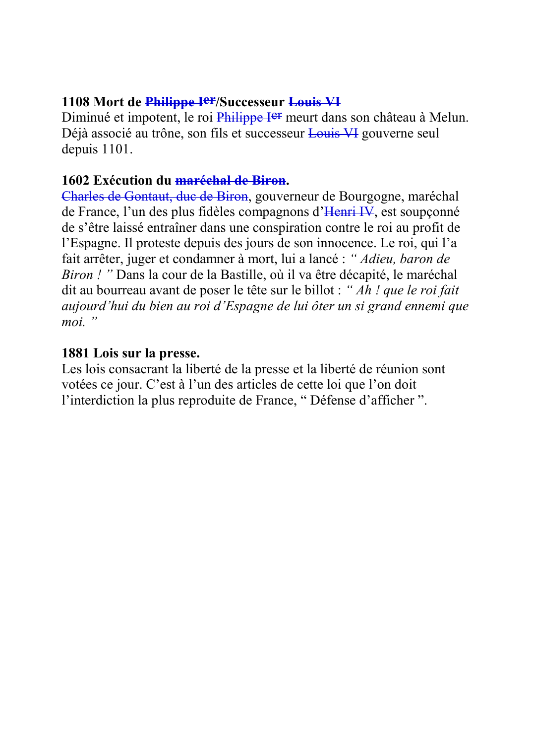Prévisualisation du document 1108 Mort de Philippe Ier / Successeur Louis VI
