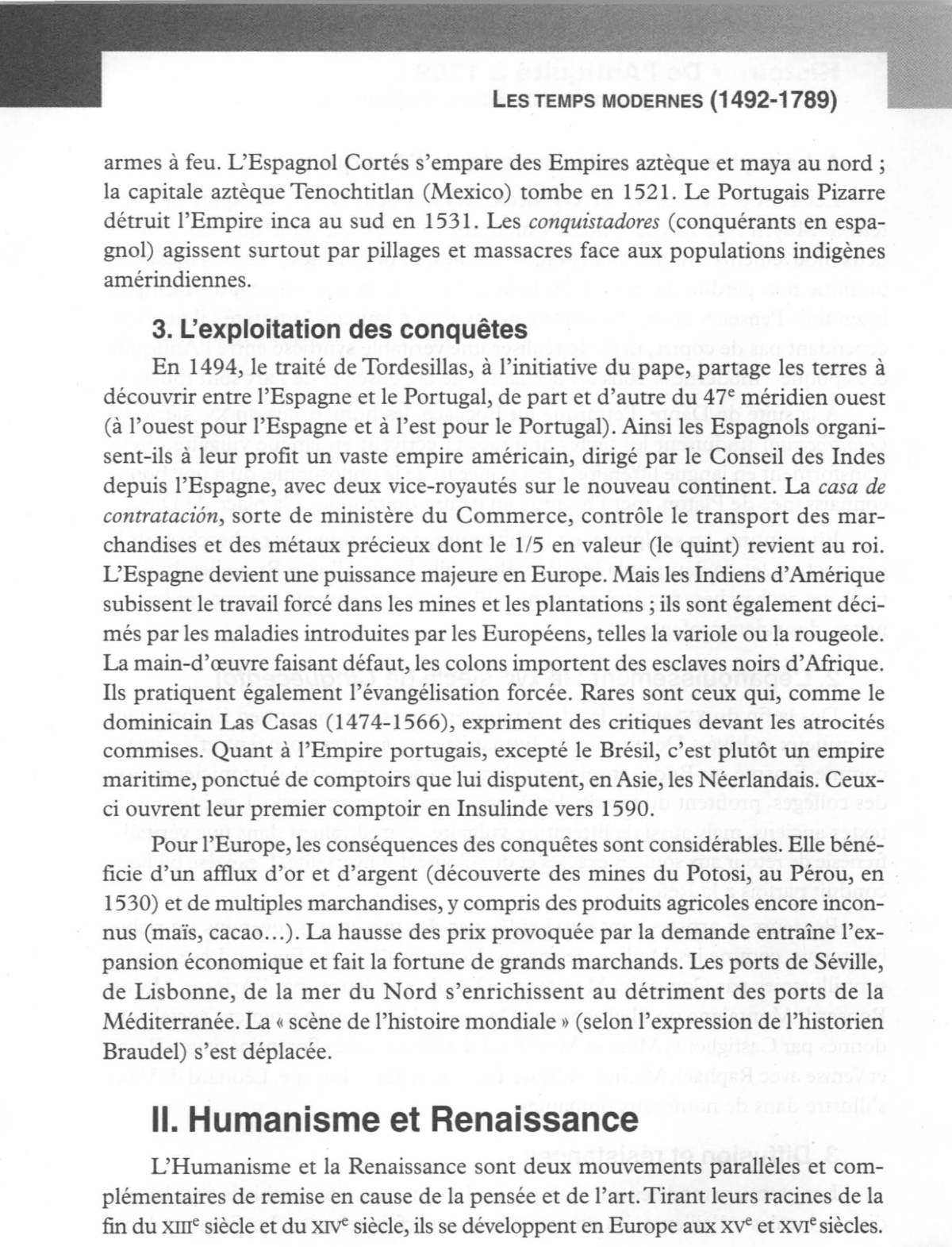 Prévisualisation du document (1492-1789) - Humanisme, Réforme et monarchie