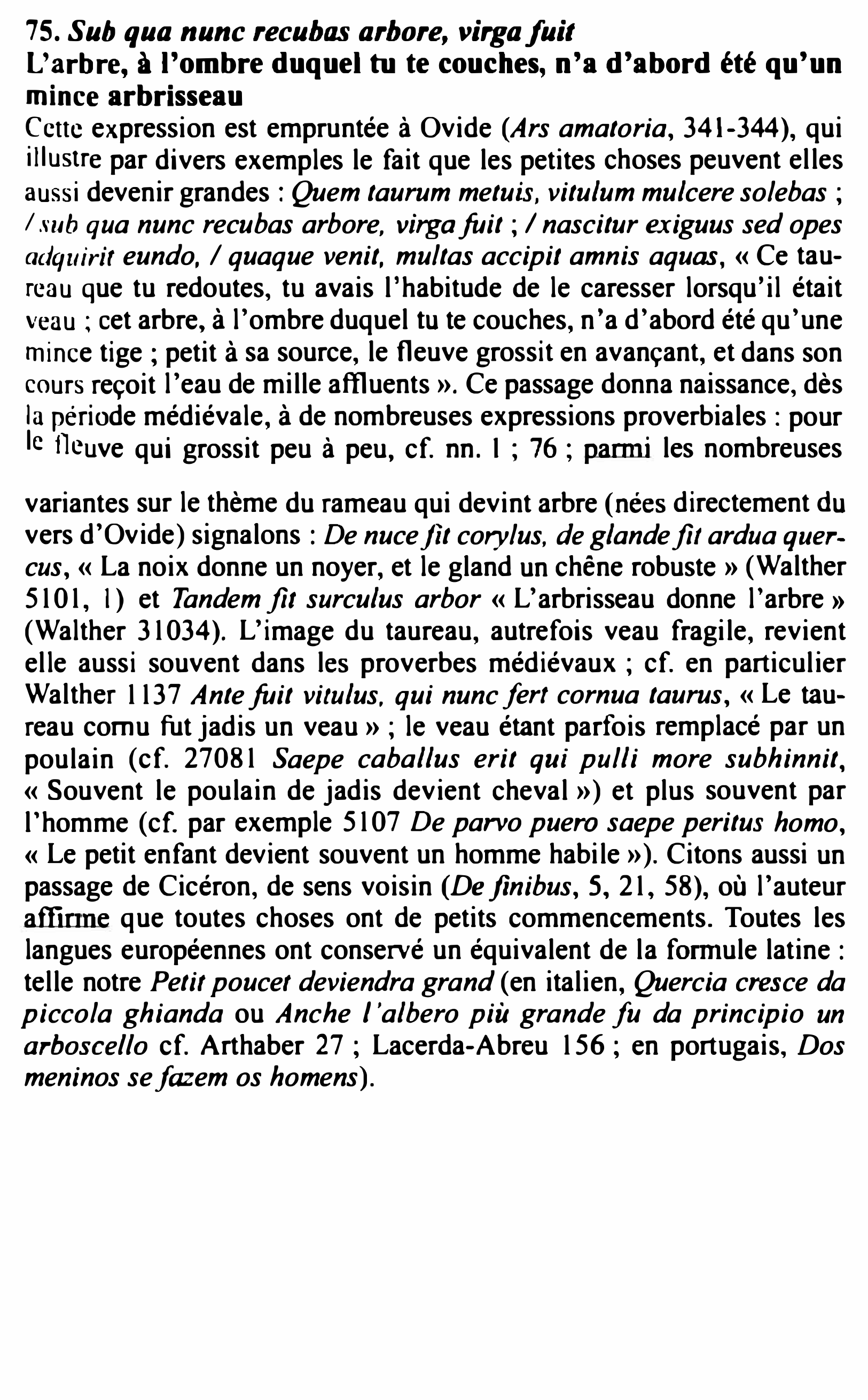 Prévisualisation du document 15. Sub qua nunc recubas arbore, virga Juit
L'arbre, à l'ombre duquel tu te couches, n'a d'abord été qu'un
mince...