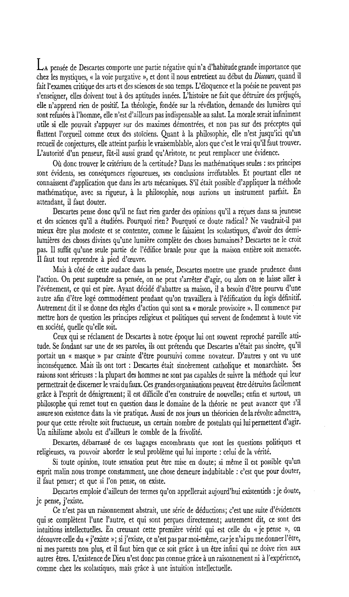 Prévisualisation du document 1596 -1650  RENÉ DESCARTES