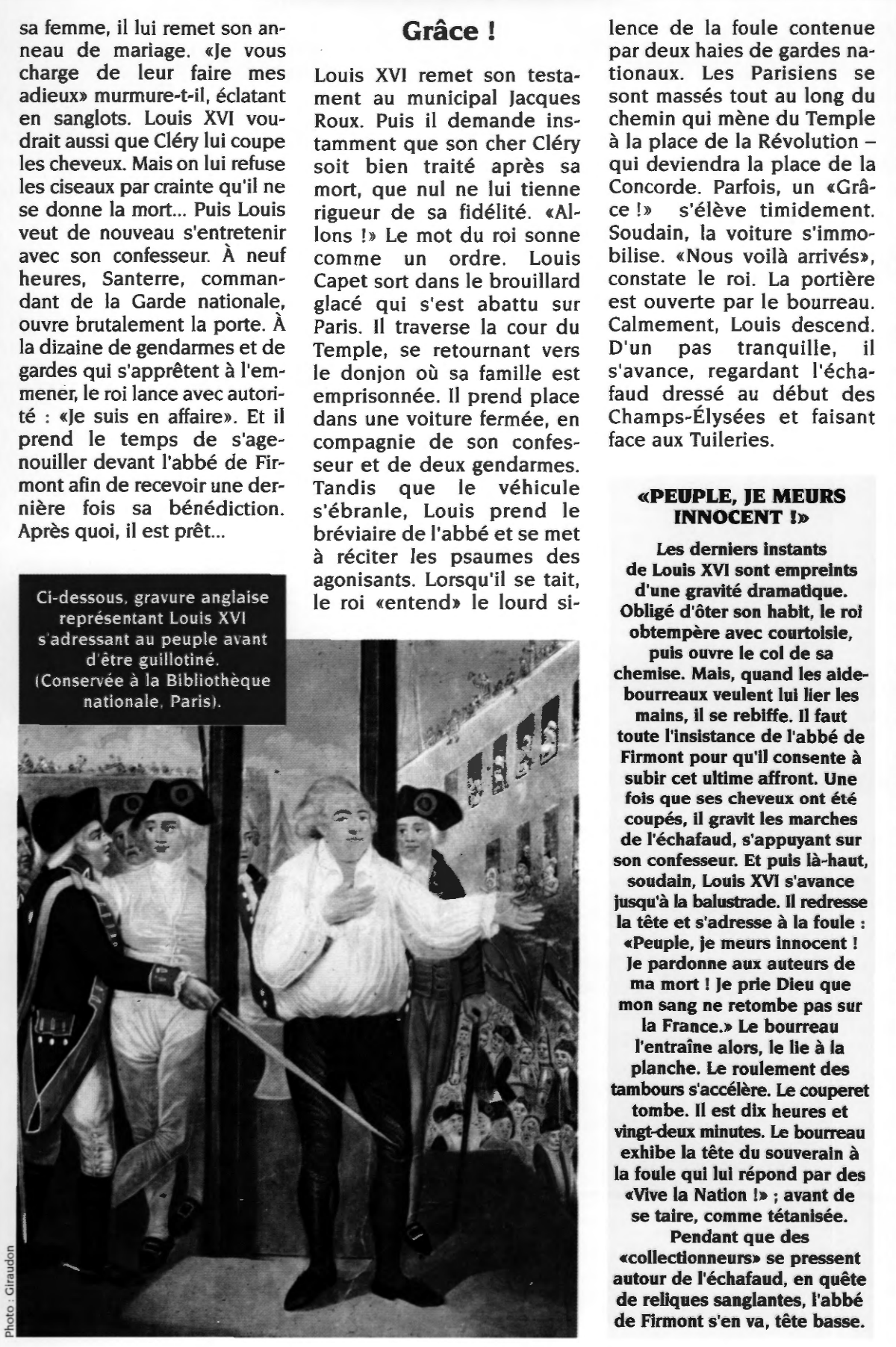 Prévisualisation du document 1793 : Exécution de Louis XVI.