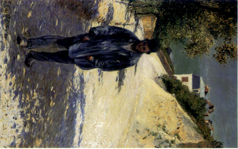 Prévisualisation du document •

•

1884

IMPRESSIONNISME

France

PORTRAIT

Gustave CAILLEBOTTE
HOMME EN BLOUSE DANS UN CHEMIN CREUX
Claude Monet en promenade ou...