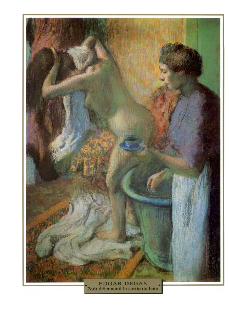 Prévisualisation du document 1895

IMPRESSIONNISME

SCÈNE DE GENRE

France

Edgar DEGAS
--------

LE PETIT D JEUNER A LA SORTIE DU BAIN

C'est dans...