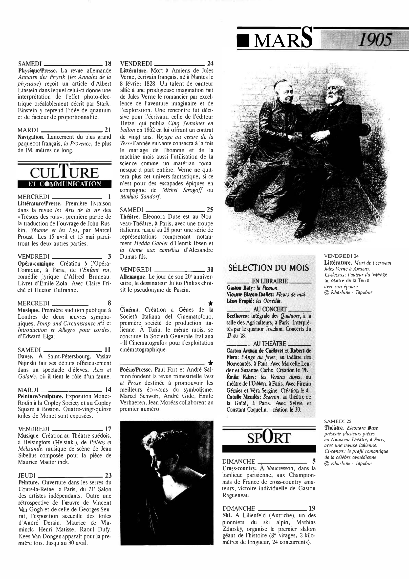 Prévisualisation du document 1905 Mars dans le monde (histoire chronologique)