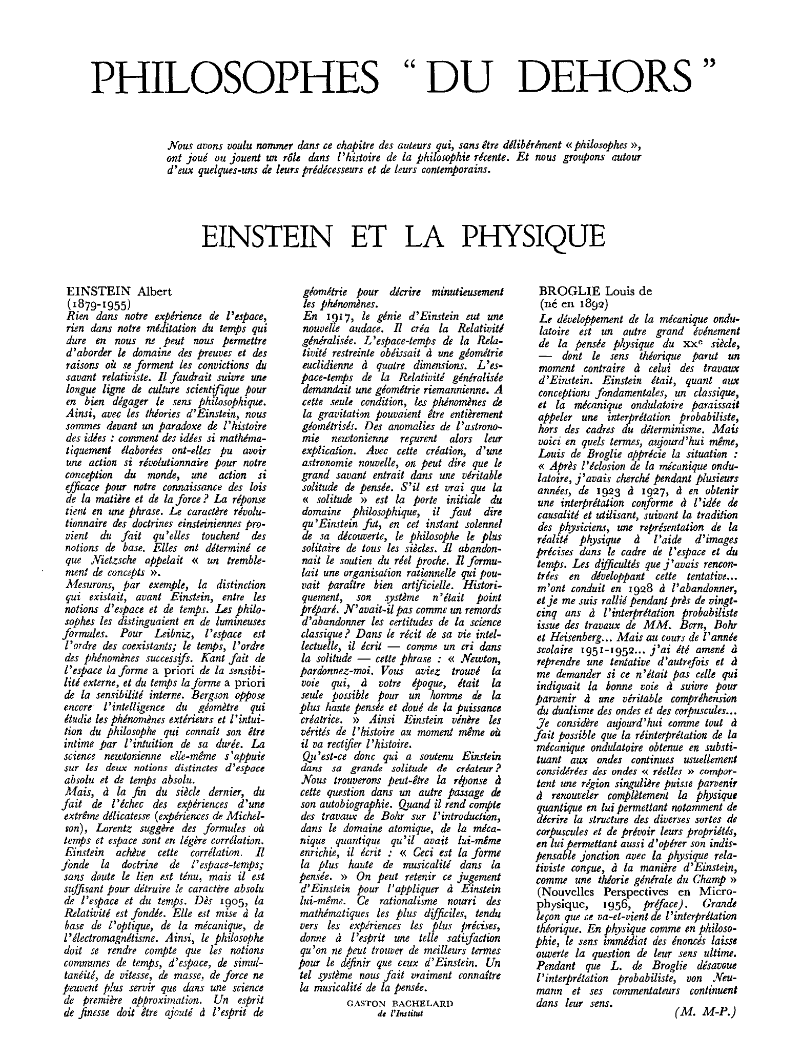 Prévisualisation du document (1907) ; Chrysippe et l'Ancien Stoïcisme (tg Io) ; La Philosophie de Plotin (1928) ; édition et traduction des Ennéades de Plotin (1924-1938).