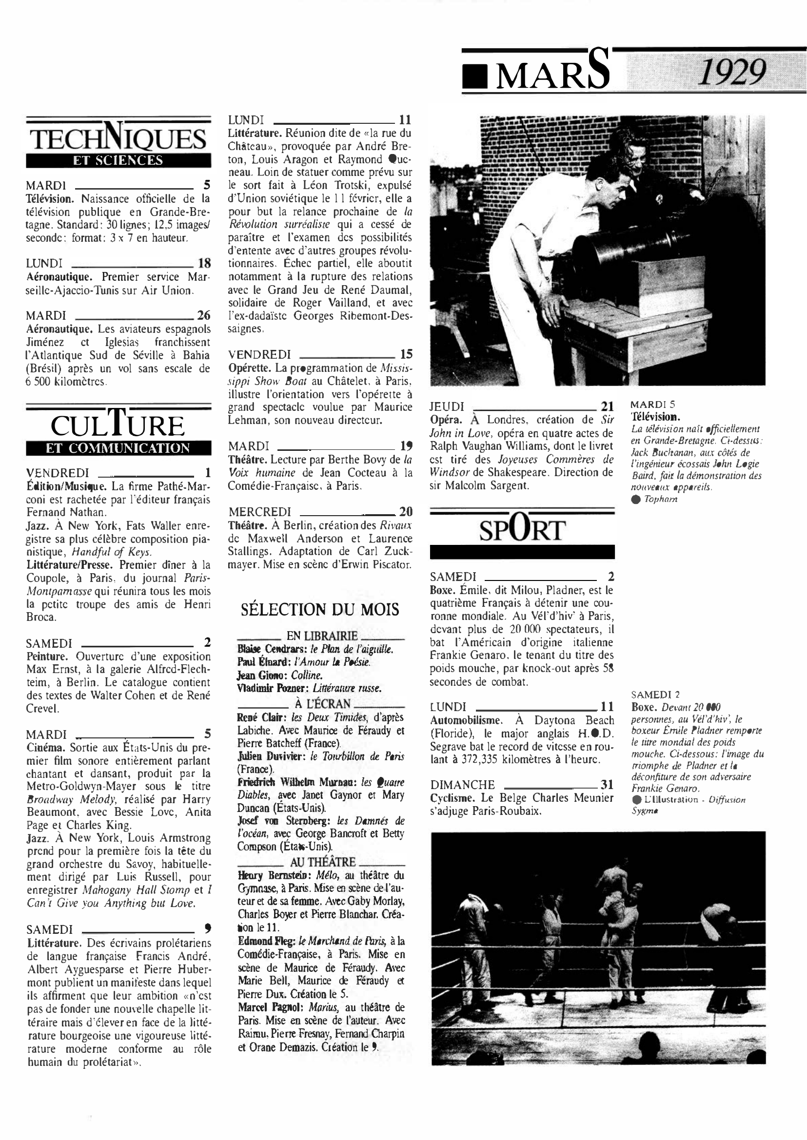 Prévisualisation du document 1929 Mars (Histoire chronologique)