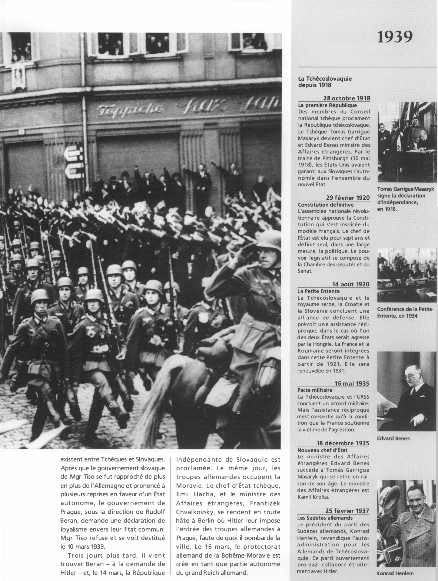 Prévisualisation du document 1939: Hitler disloque la Tchécoslovaquie