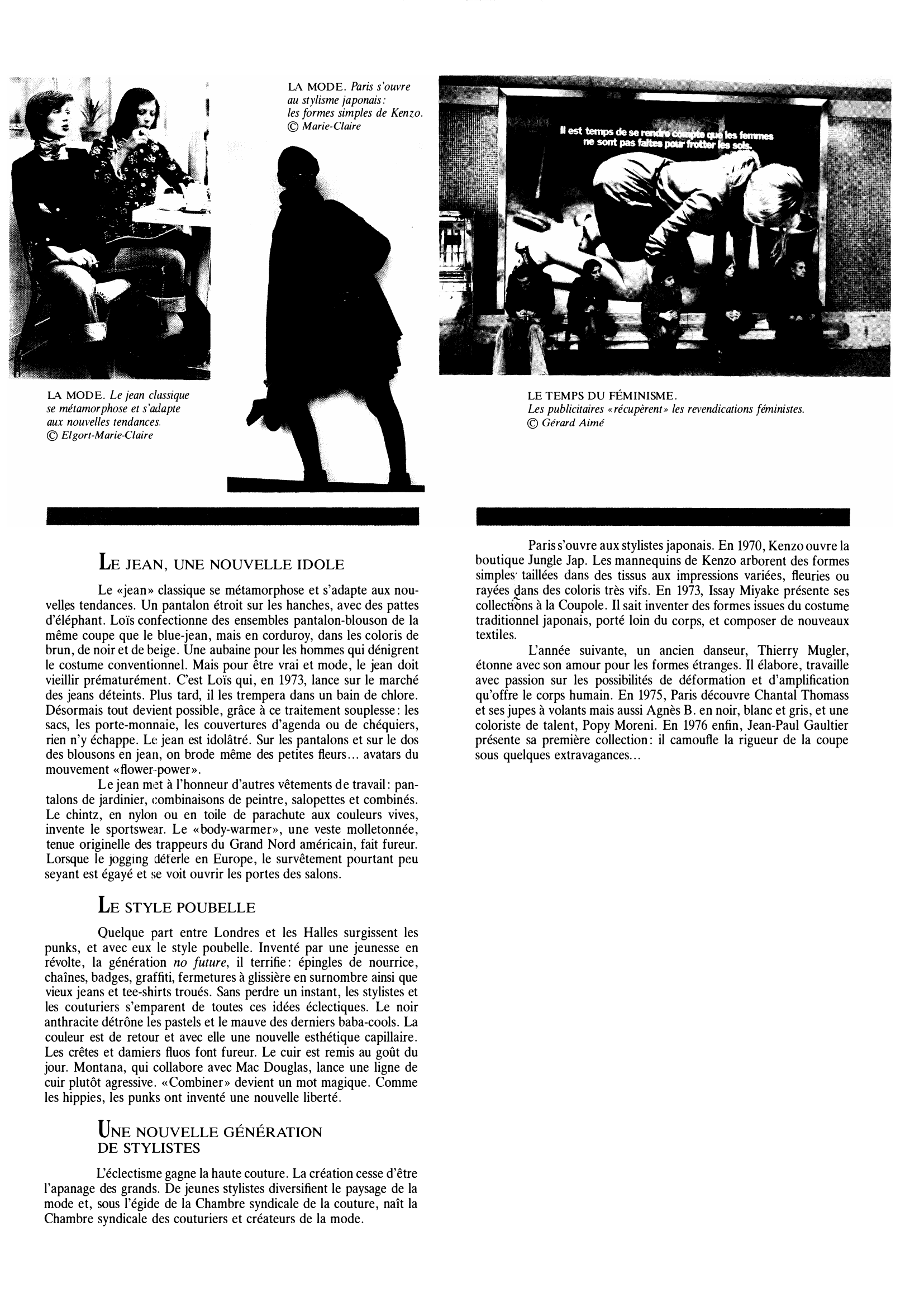 Prévisualisation du document 1970 – 1979 : LA  Mode