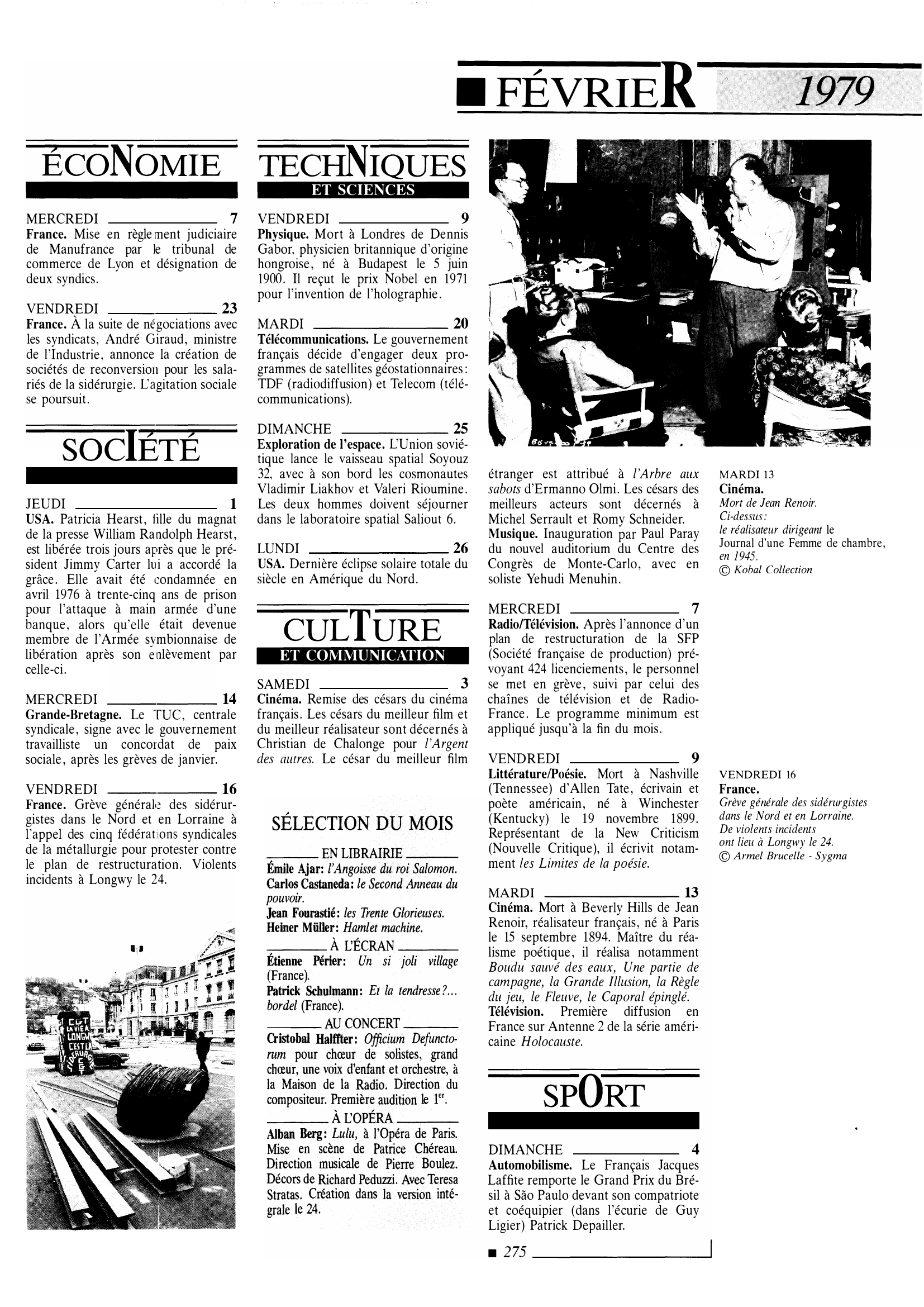 Prévisualisation du document 1979 Février (Histoire chronologique)
