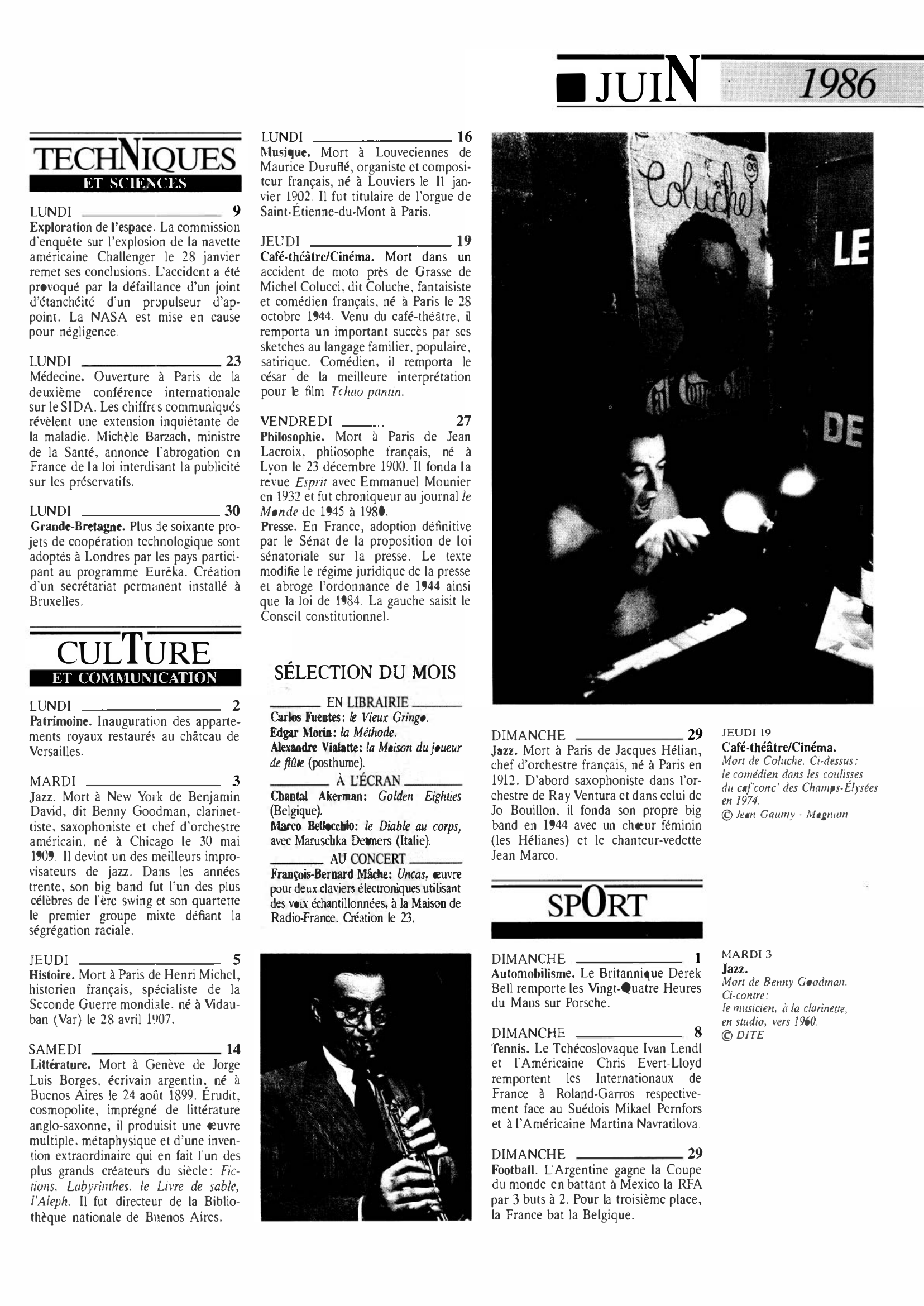 Prévisualisation du document 1986 Juin dans le monde (histoire chronologique)