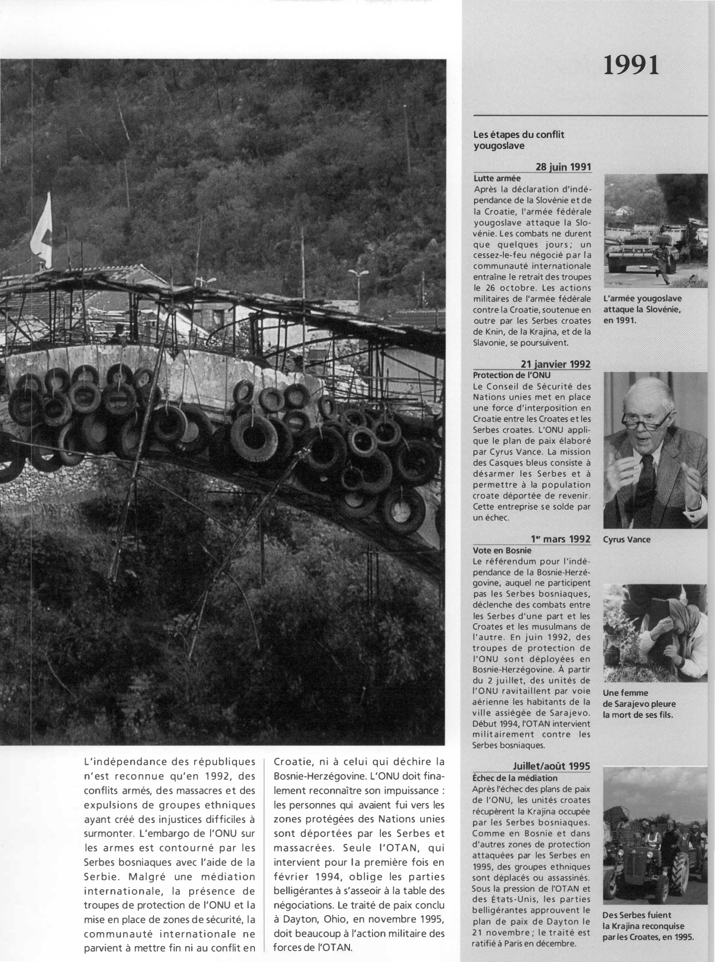 Prévisualisation du document 1991: La guerre civile en ex. Yougoslavie