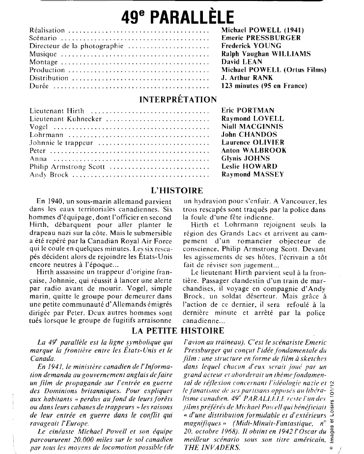 Prévisualisation du document 49e PARALLÈLE