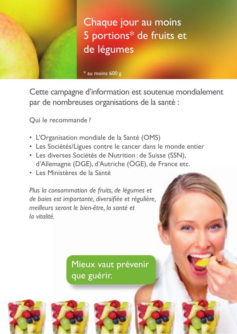 Prévisualisation du document 5 Fruits et Légumes /jours _ commander la solution sur " http://www.juiceplus.com/+gall21439 "