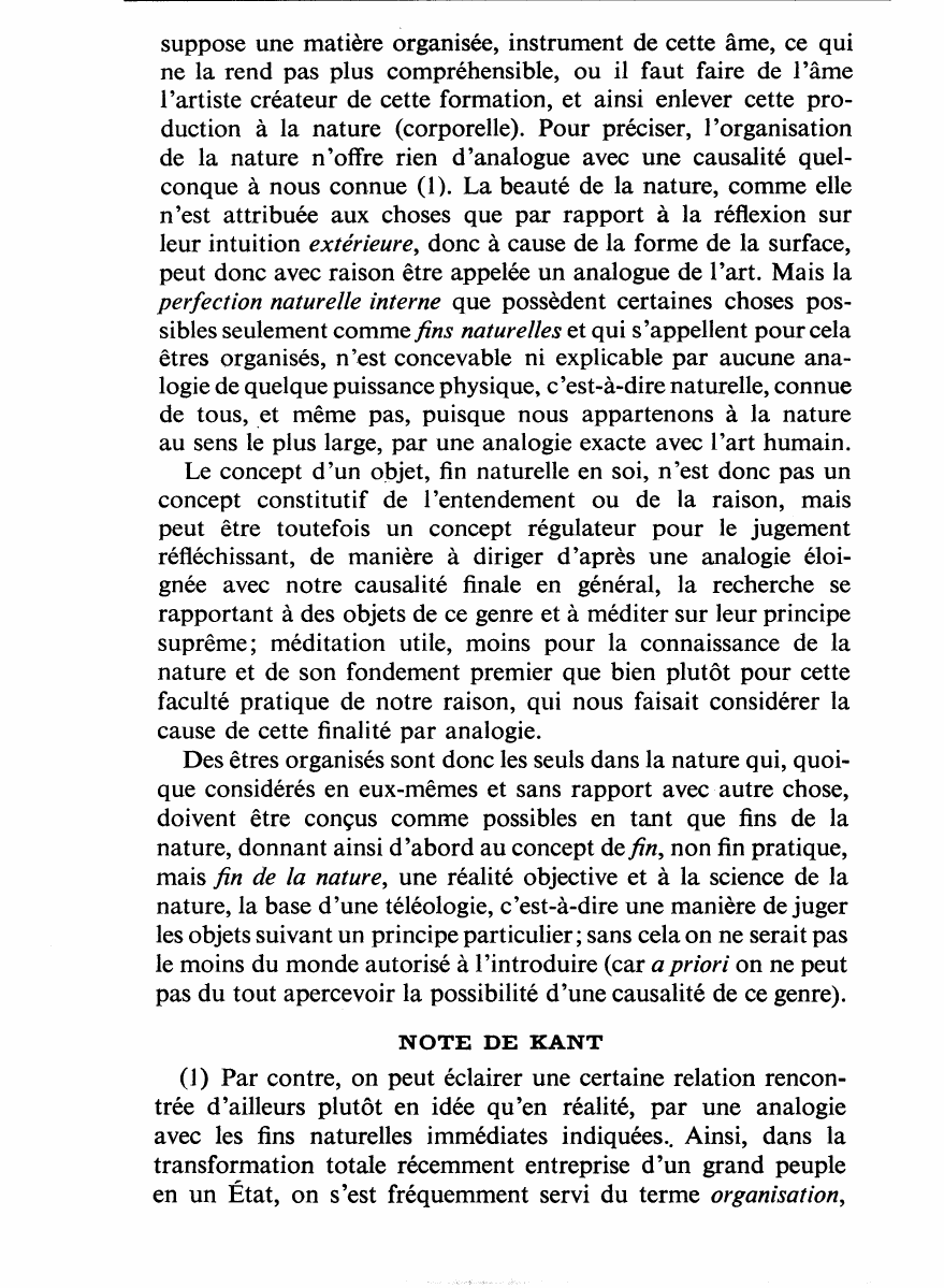 Prévisualisation du document 52. La finalité naturelle et le jugement téléologique 1.
La liaison