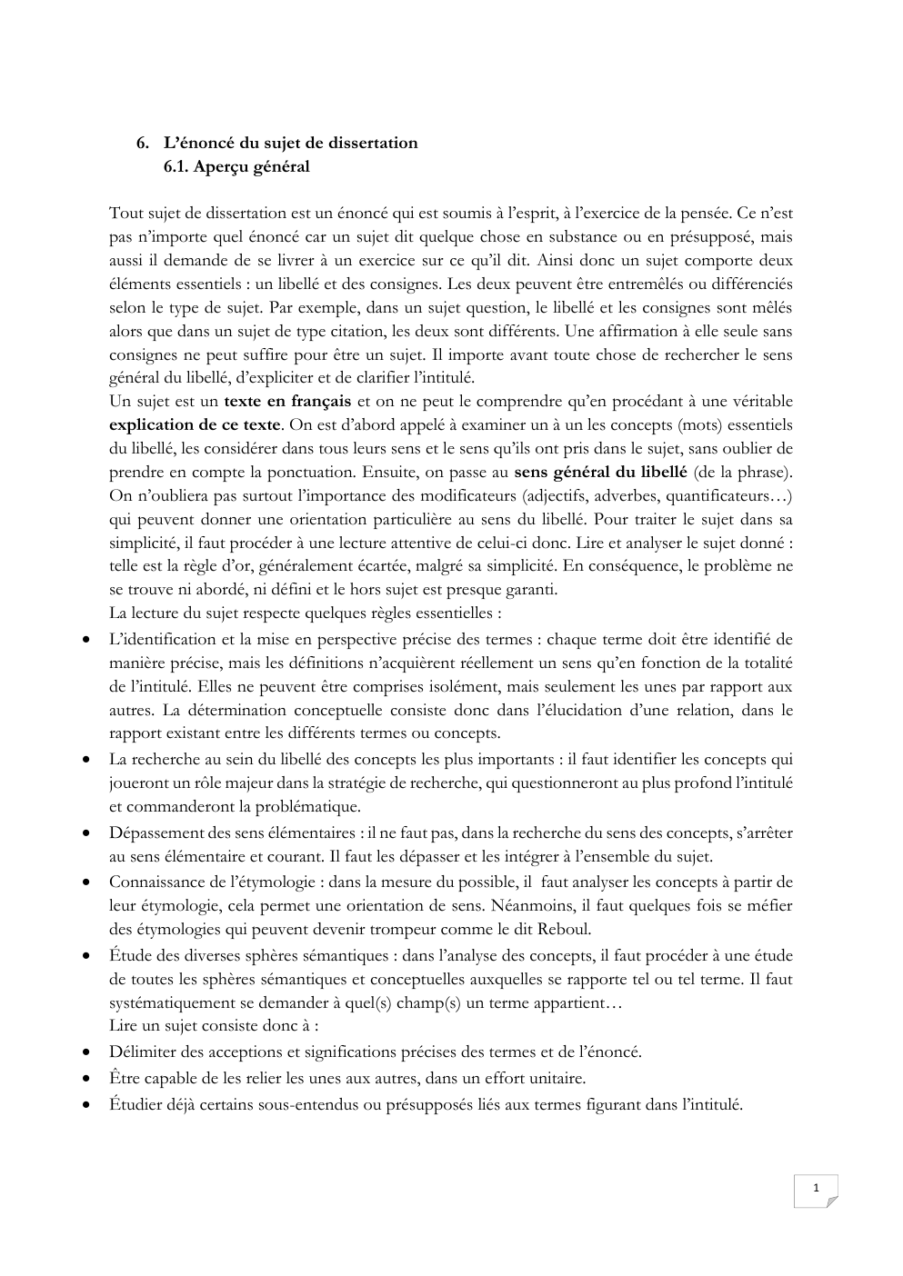 Prévisualisation du document 6. L’énoncé du sujet de dissertation