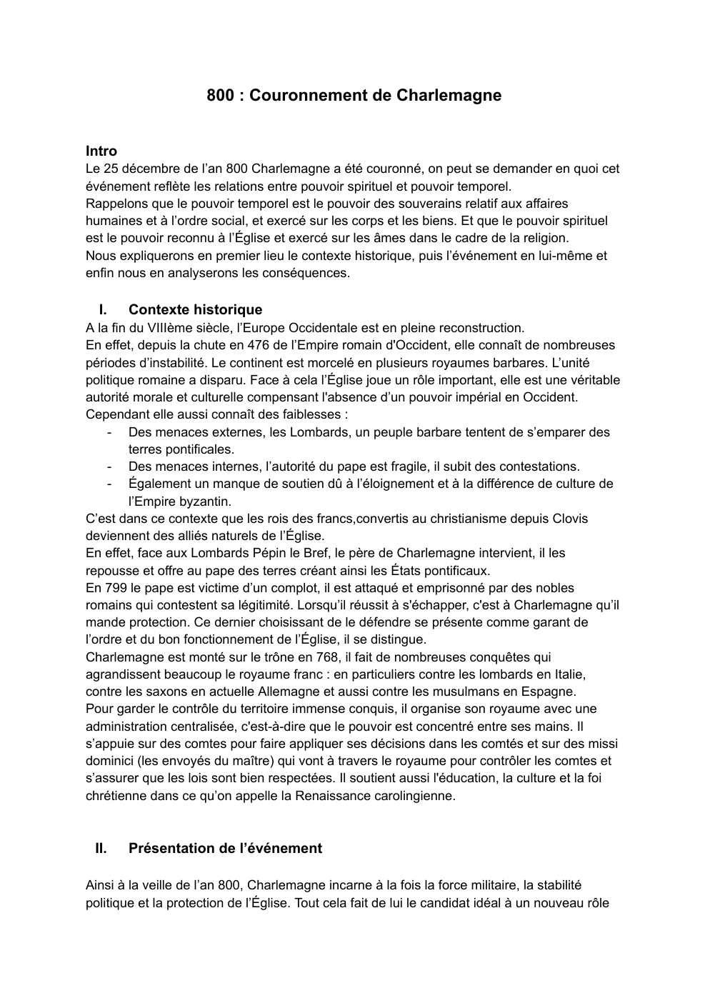 Prévisualisation du document 800 le Sacre de Charlemagne HGGSP