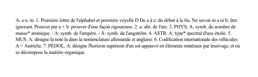 Prévisualisation du document A, a n.