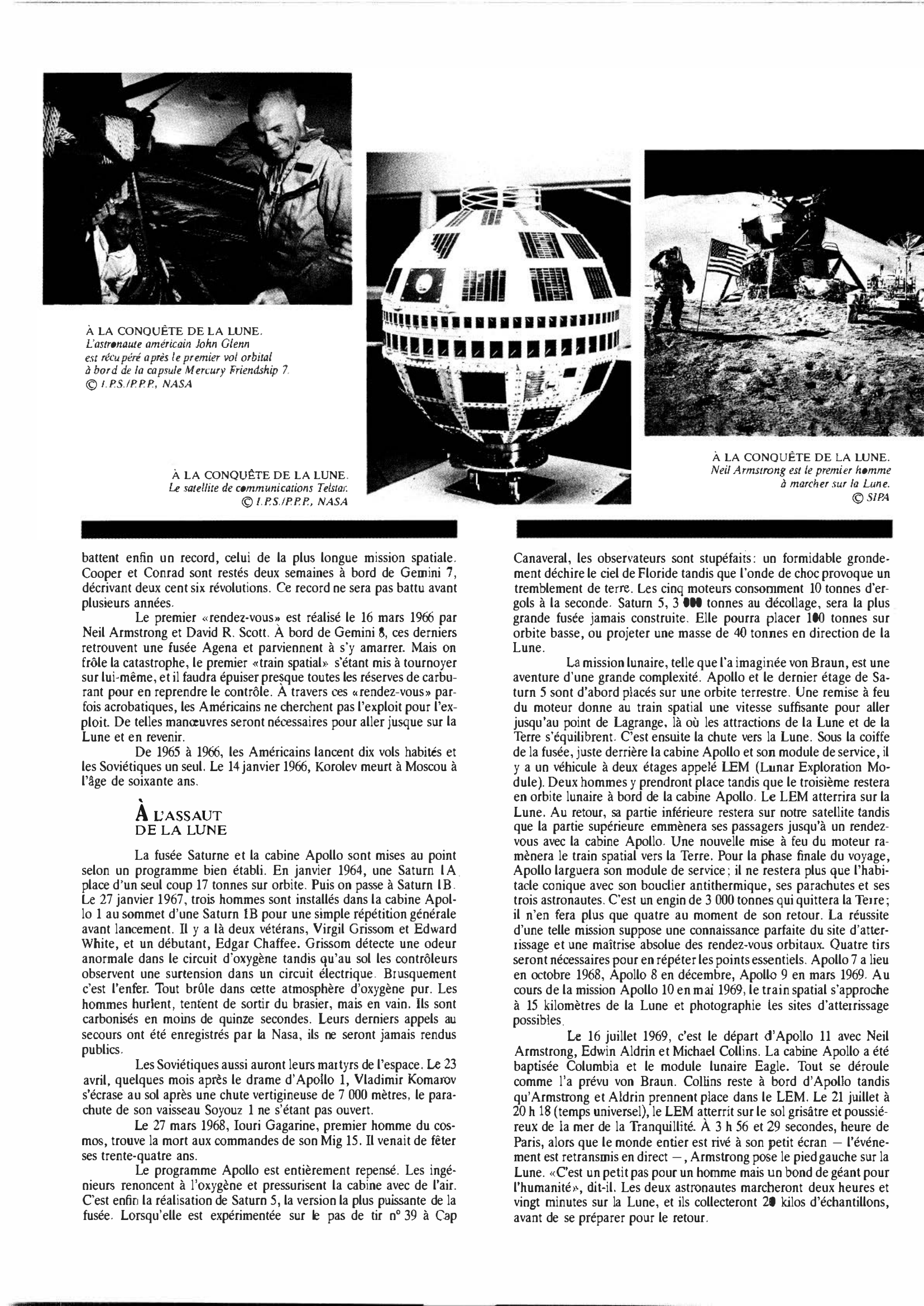 Prévisualisation du document À LA CONQUÊTE DE La lune de 1960 à 1969 : Histoire