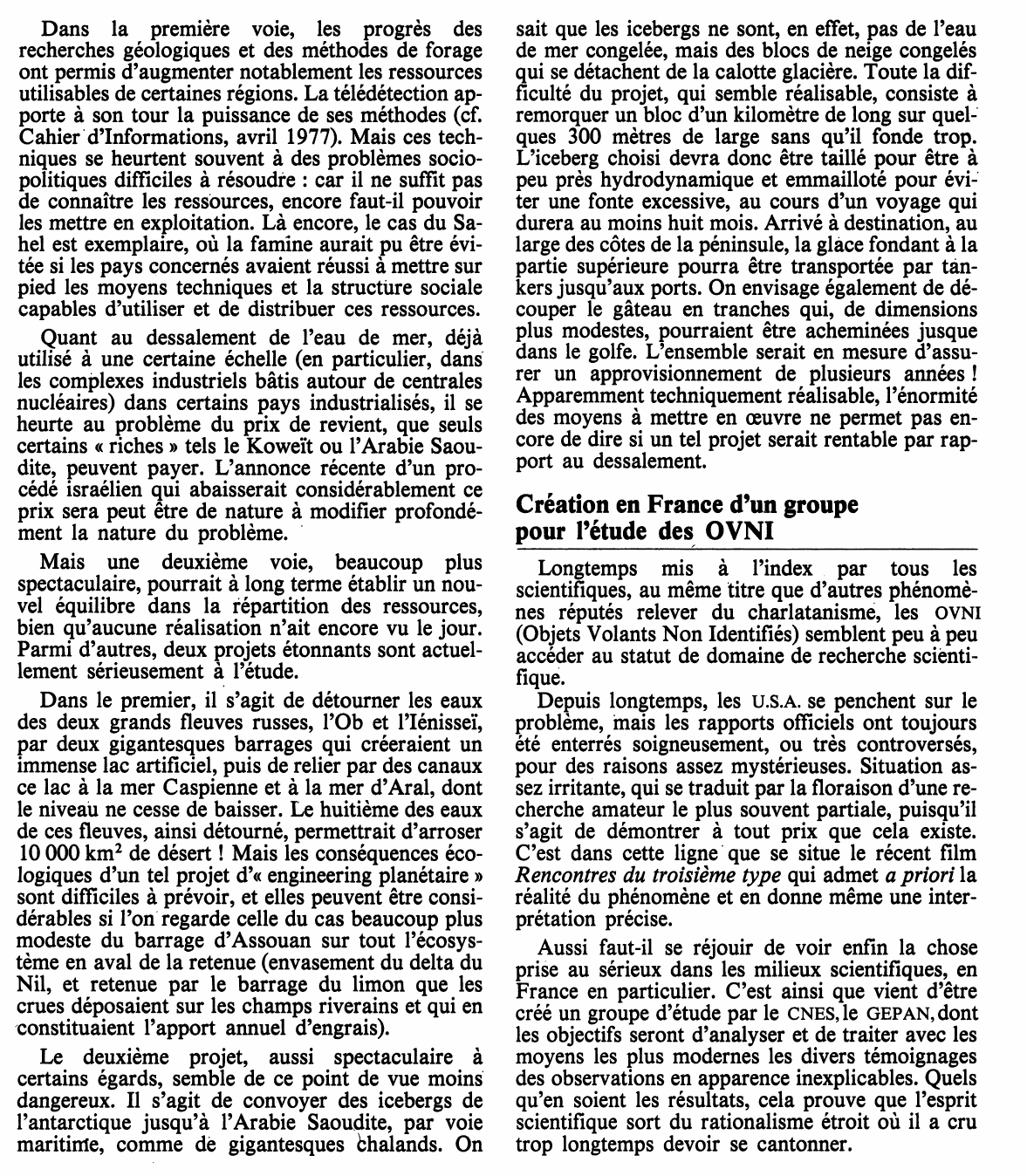 Prévisualisation du document A la recherche de l'eau