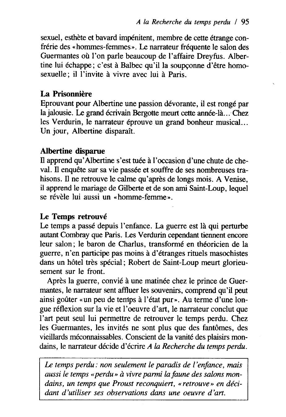 Prévisualisation du document A la Recherche du temps perdu 1913-1922 Marcel Proust (1871-1922)