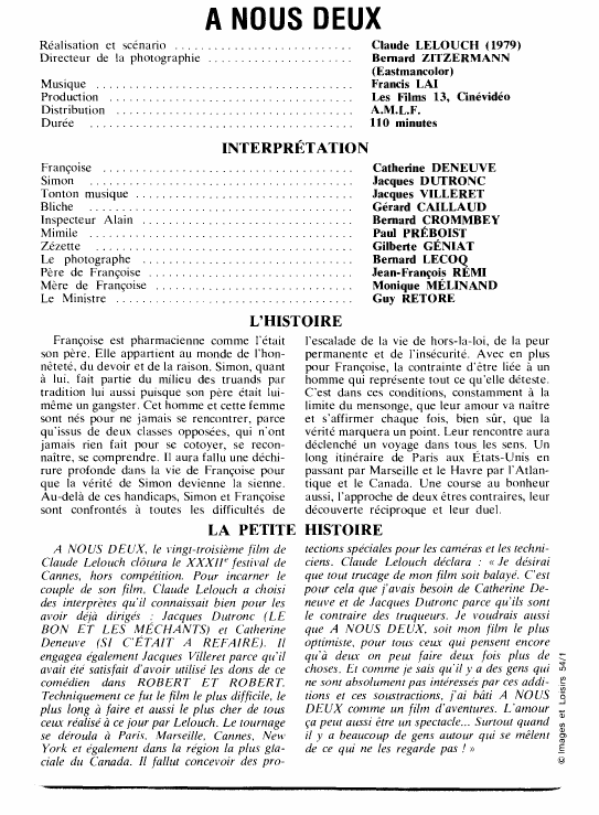 Prévisualisation du document A NOUS DEUX