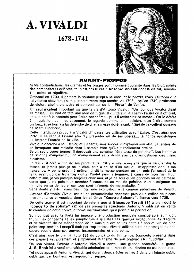Prévisualisation du document A. VIVALDI.1678-1741	AVANT- PROPOSSi les contradictions, les drames et les orages