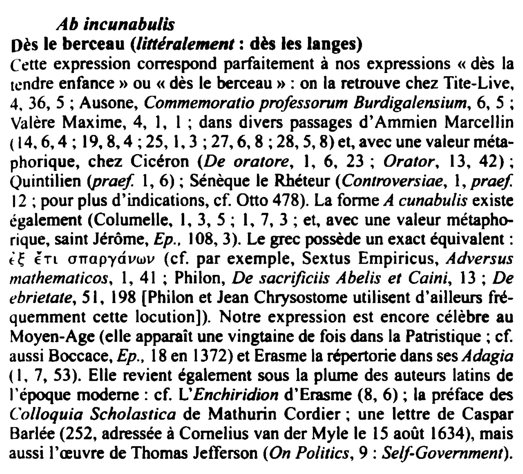 Prévisualisation du document Ab incunabulis