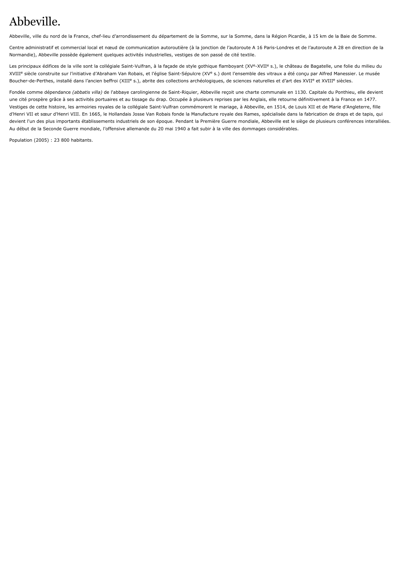 Prévisualisation du document Abbeville.