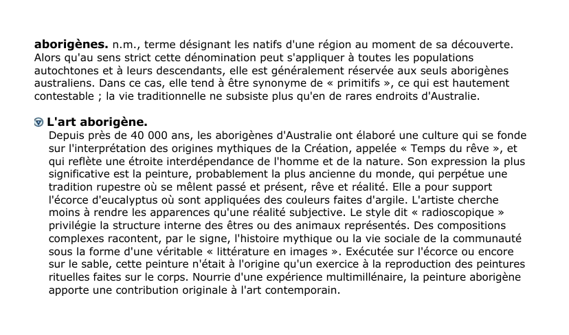 Prévisualisation du document aborigènes.