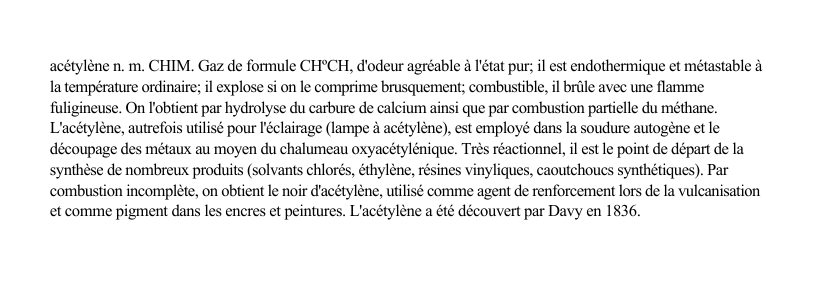Prévisualisation du document acétylène n.