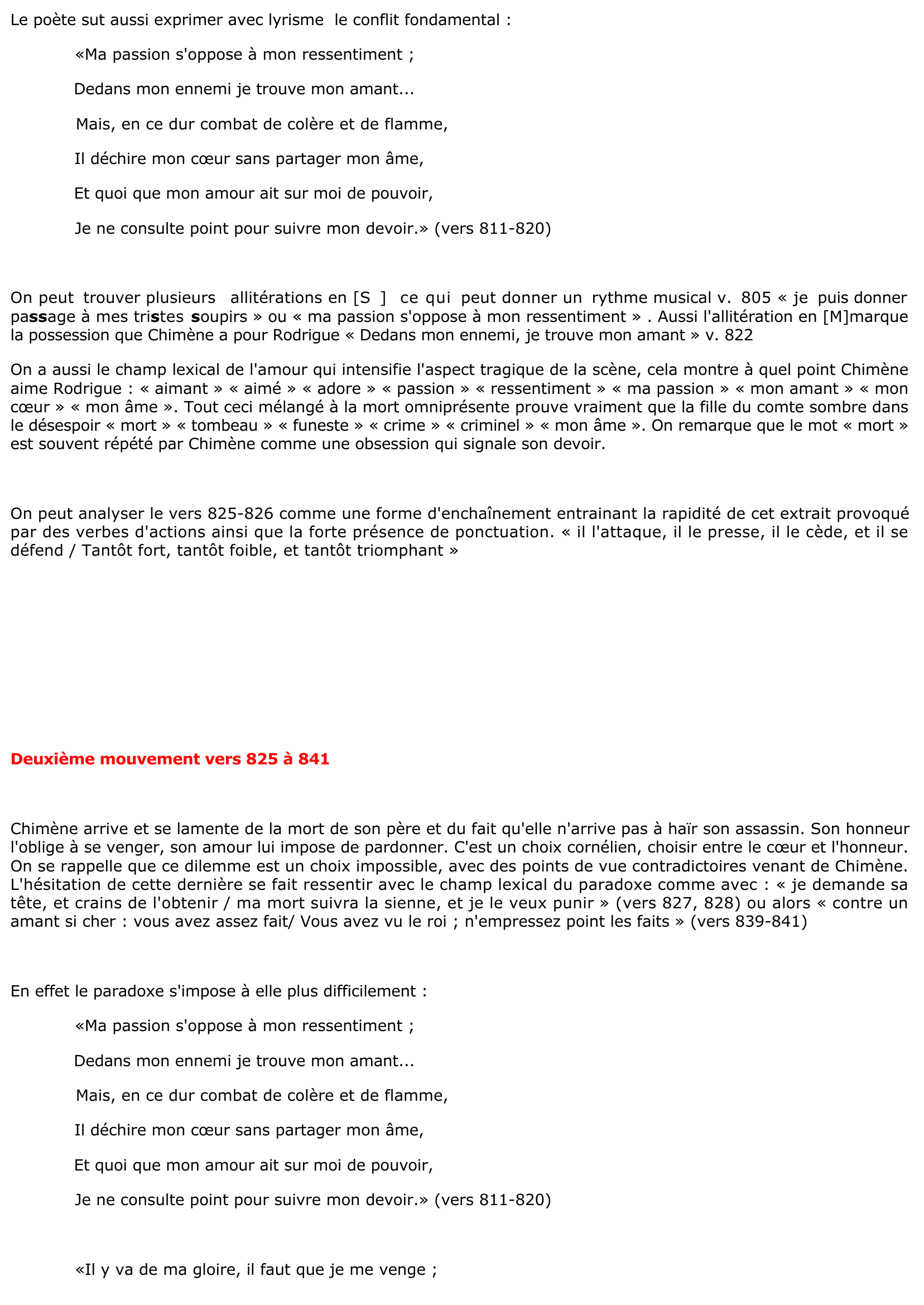 Prévisualisation du document Acte 3, Scène 3 - Corneille – Le Cid