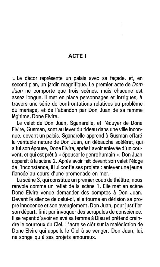 Prévisualisation du document ACTE I DE DOM JUAN