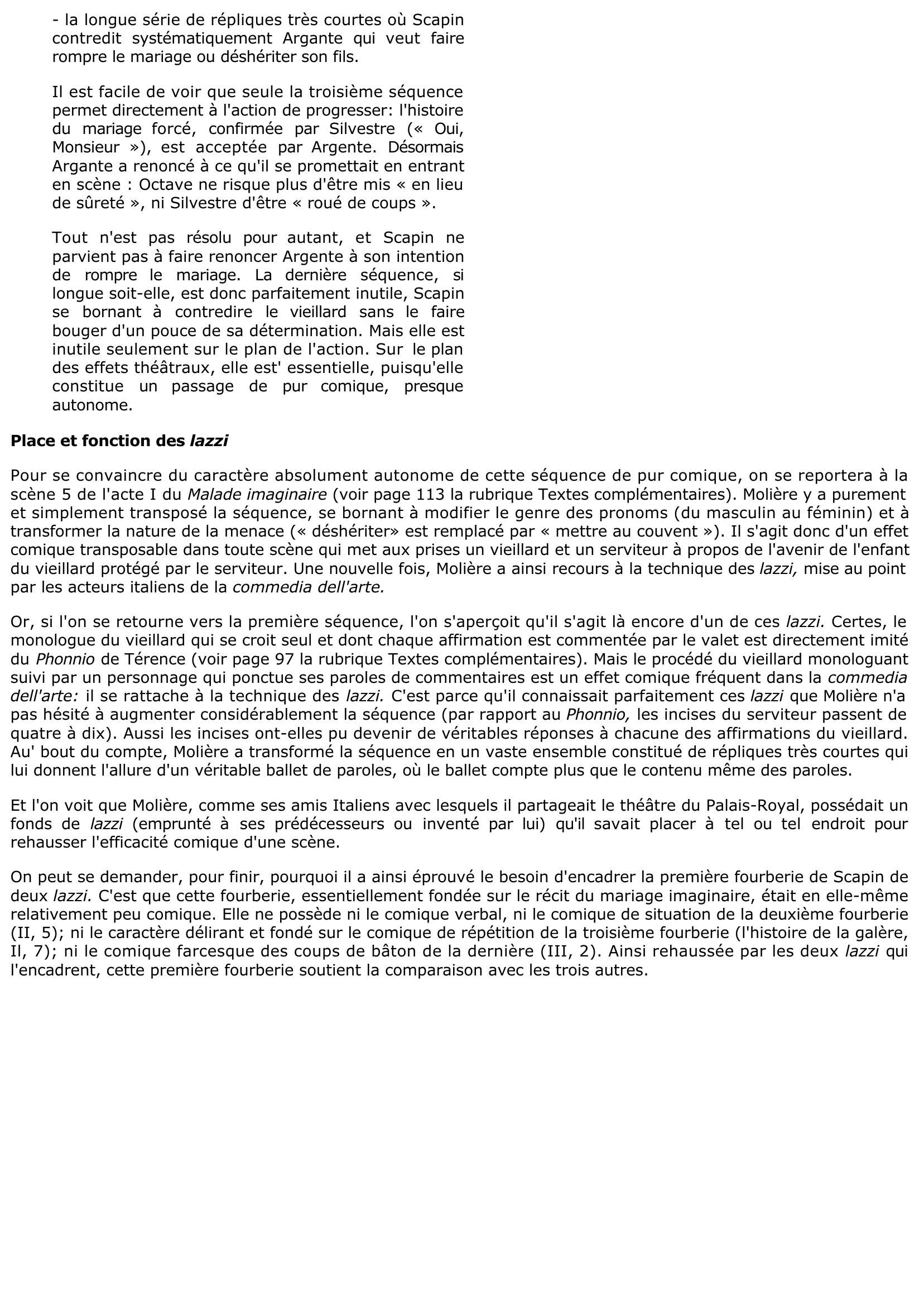 Prévisualisation du document ACTE I, SCÈNE 4 des Fourberies de Scapin de Molière