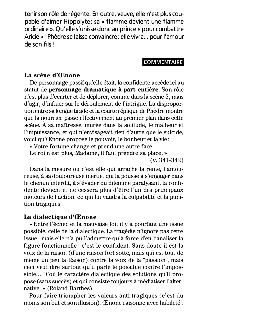 Prévisualisation du document Acte I, scène 5 de Phèdre de Jean Racine (résumé et commentaire)