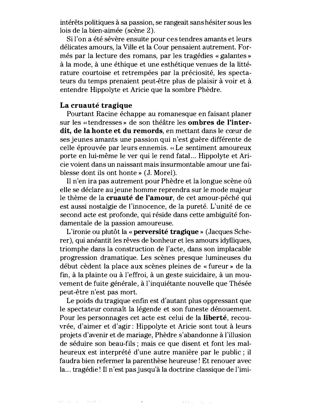 Prévisualisation du document Acte II de Phèdre de Jean Racine (résumé et commentaire)