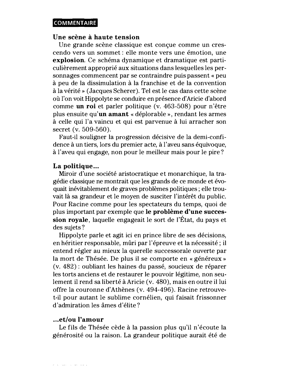 Prévisualisation du document Acte II, Scène 2 de Phèdre de Jean Racine (résumé et commentaire)