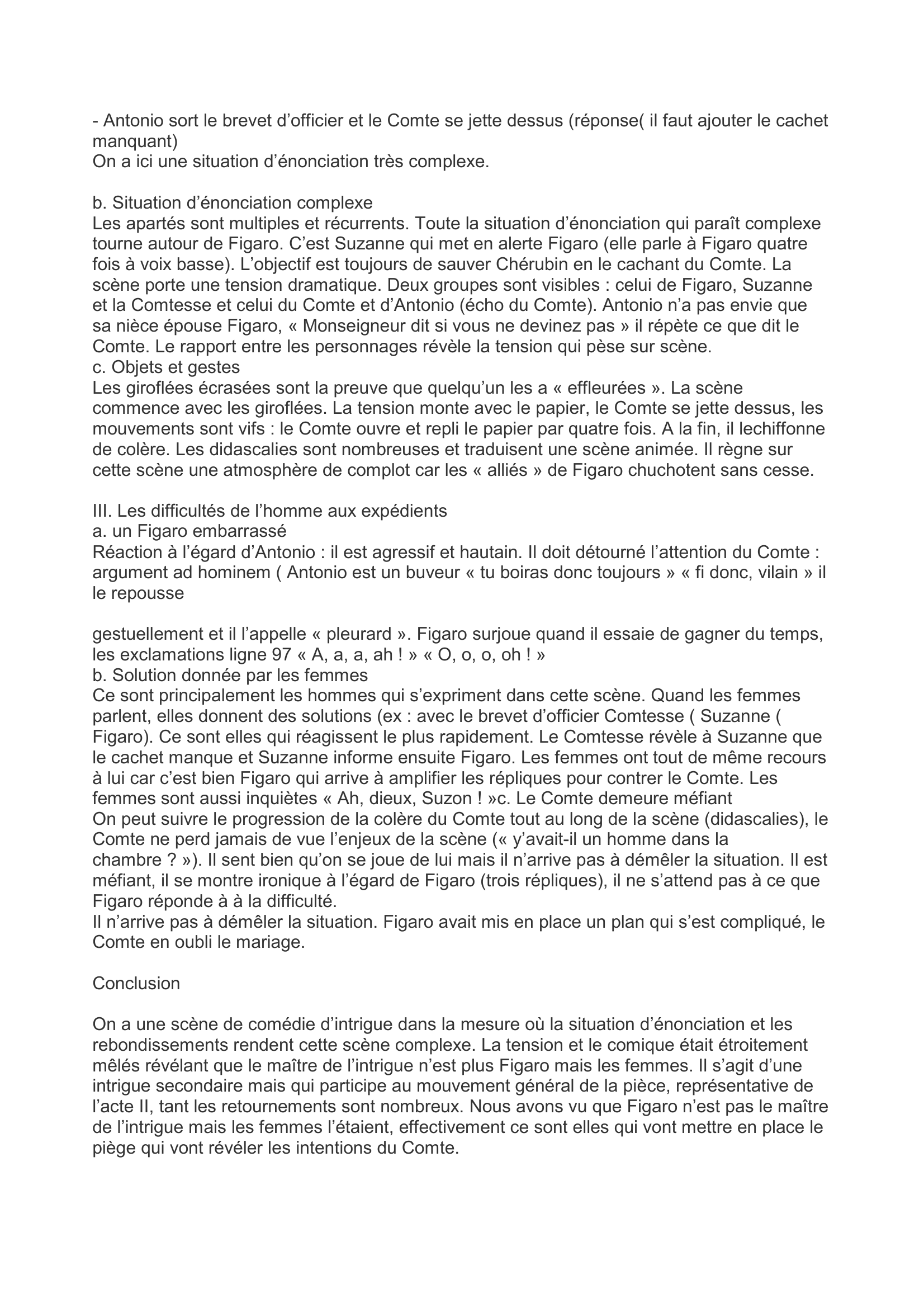 Prévisualisation du document Acte II scène 21 du mariage de Figaro  (Commentaire)