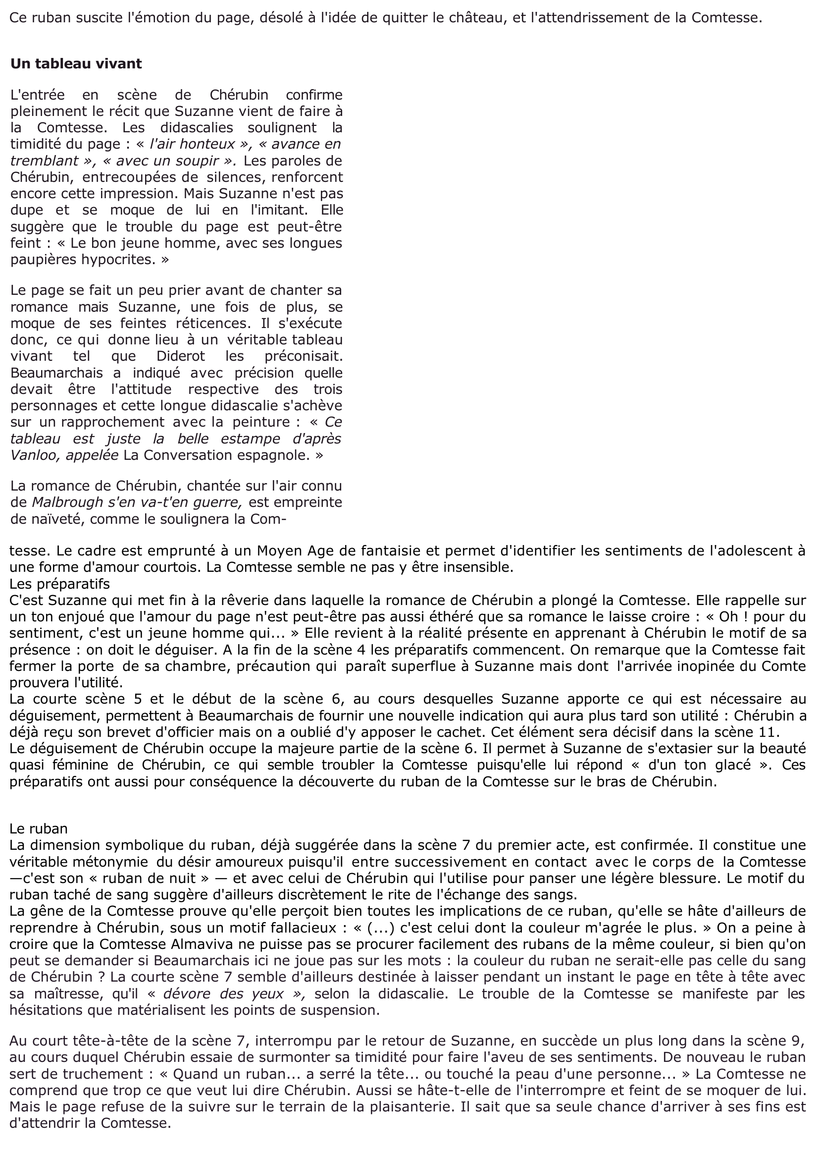 Prévisualisation du document ACTE II - SCÈNES 4-9  - Le mariage de Figaro de Beaumarchais (commentaire)