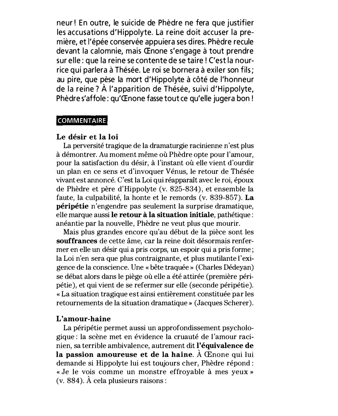 Prévisualisation du document Acte III, scène 3 de Phèdre de Jean Racine (résumé et commentaire)