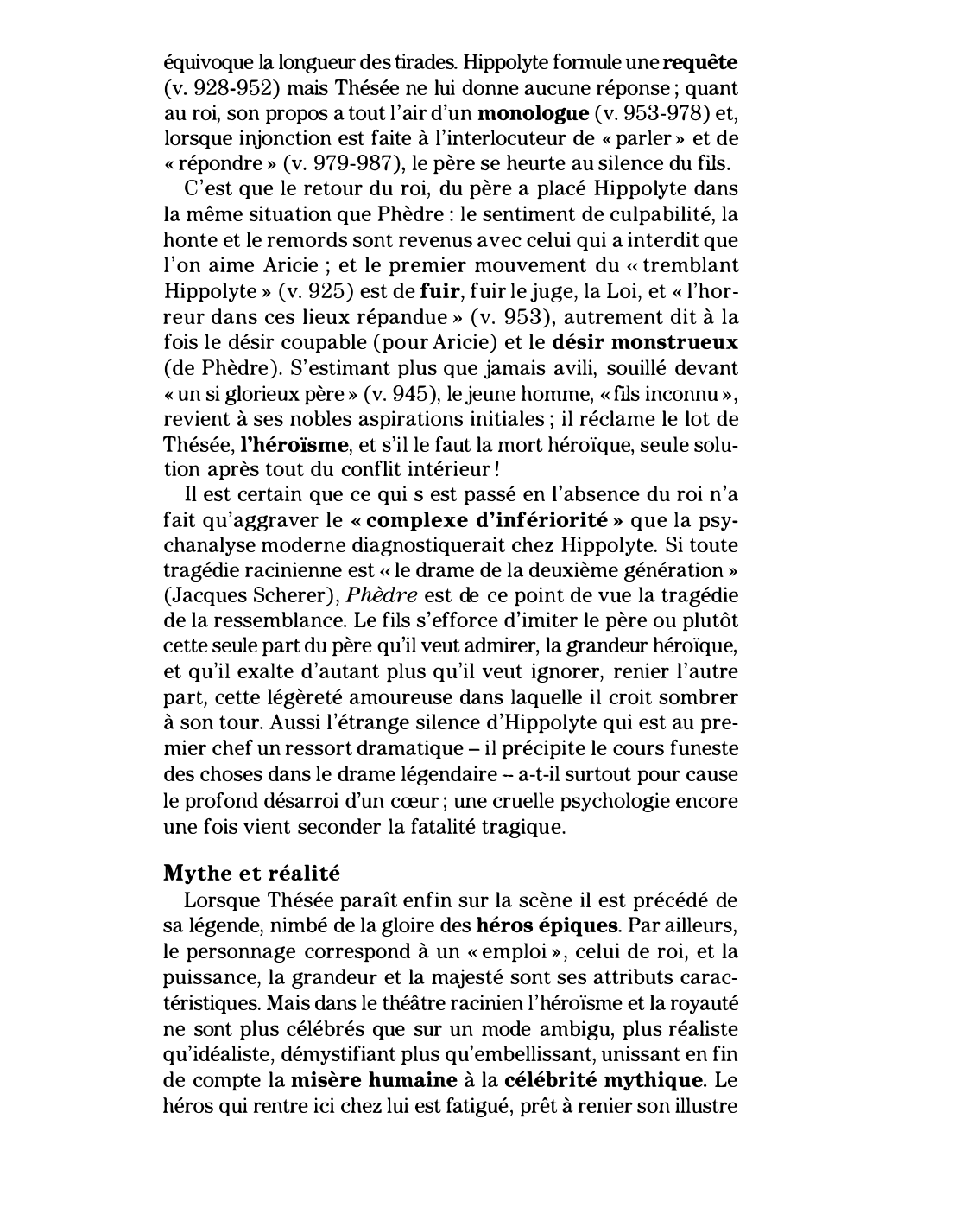 Prévisualisation du document Acte III, scène 5Acte III, scène 4 de Phèdre de Jean Racine (résumé et commentaire)