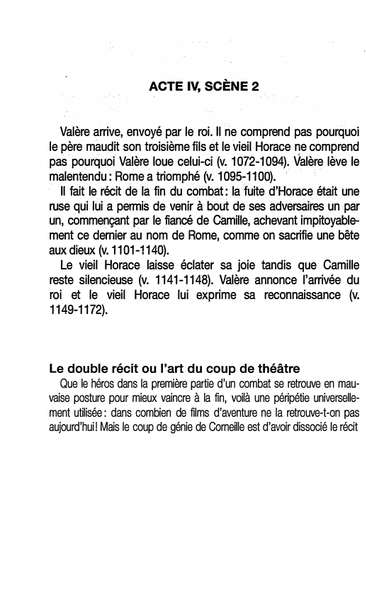 Prévisualisation du document ACTE IV, SCÈNE 2: HORACE de Corneille