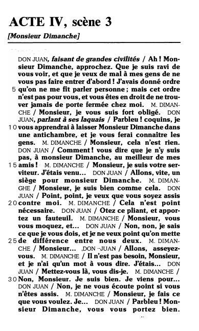 Prévisualisation du document ACTE IV, scène 3
[Monsieur Dimanche] - Dom Juan de Molière