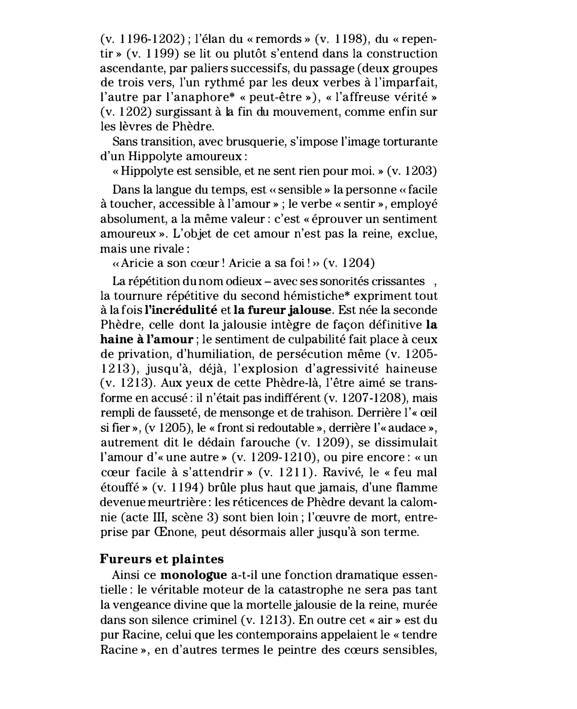 Prévisualisation du document Acte IV, scène 5 de Phèdre de Jean Racine (résumé et commentaire)