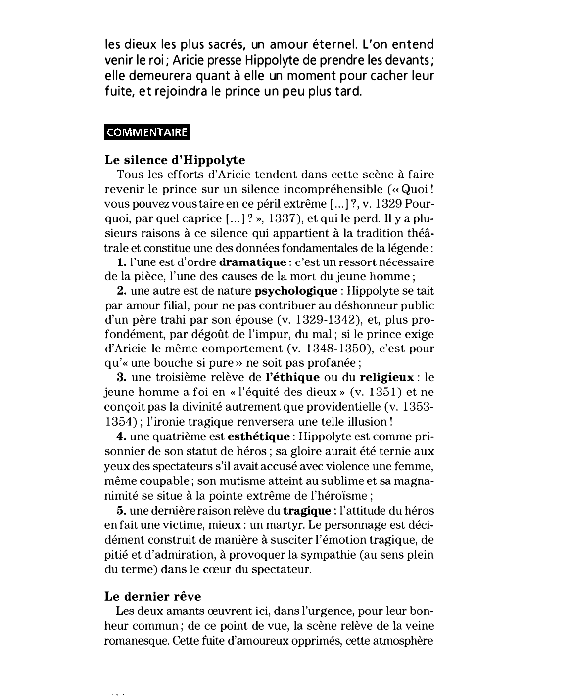 Prévisualisation du document Acte V, scène 1 de Phèdre de Jean Racine (résumé et commentaire)