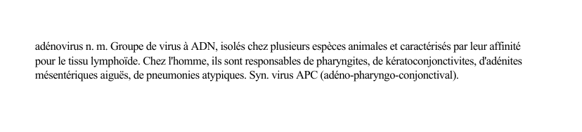Prévisualisation du document adénovirus n.
