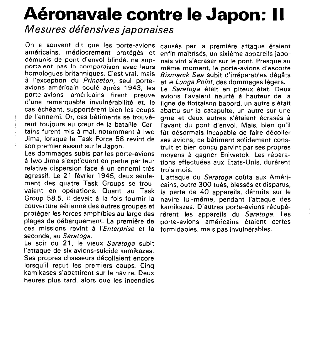 Prévisualisation du document Aéronavale contre le Japon: (seconde guerre mondiale).