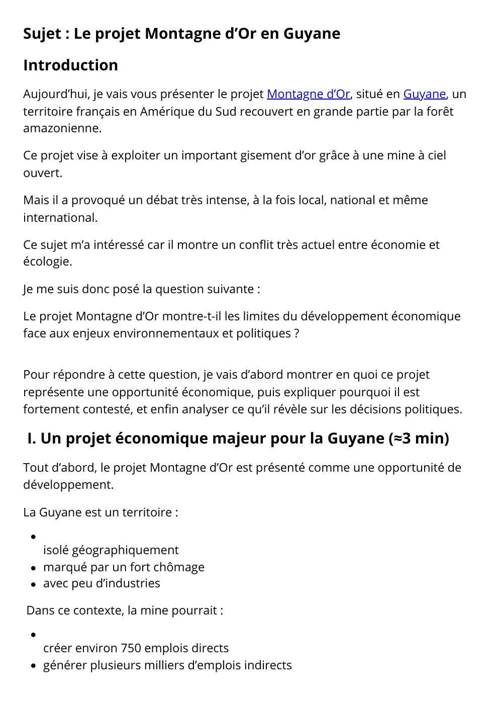 Prévisualisation du document Affaire montagne d'or en guyanne