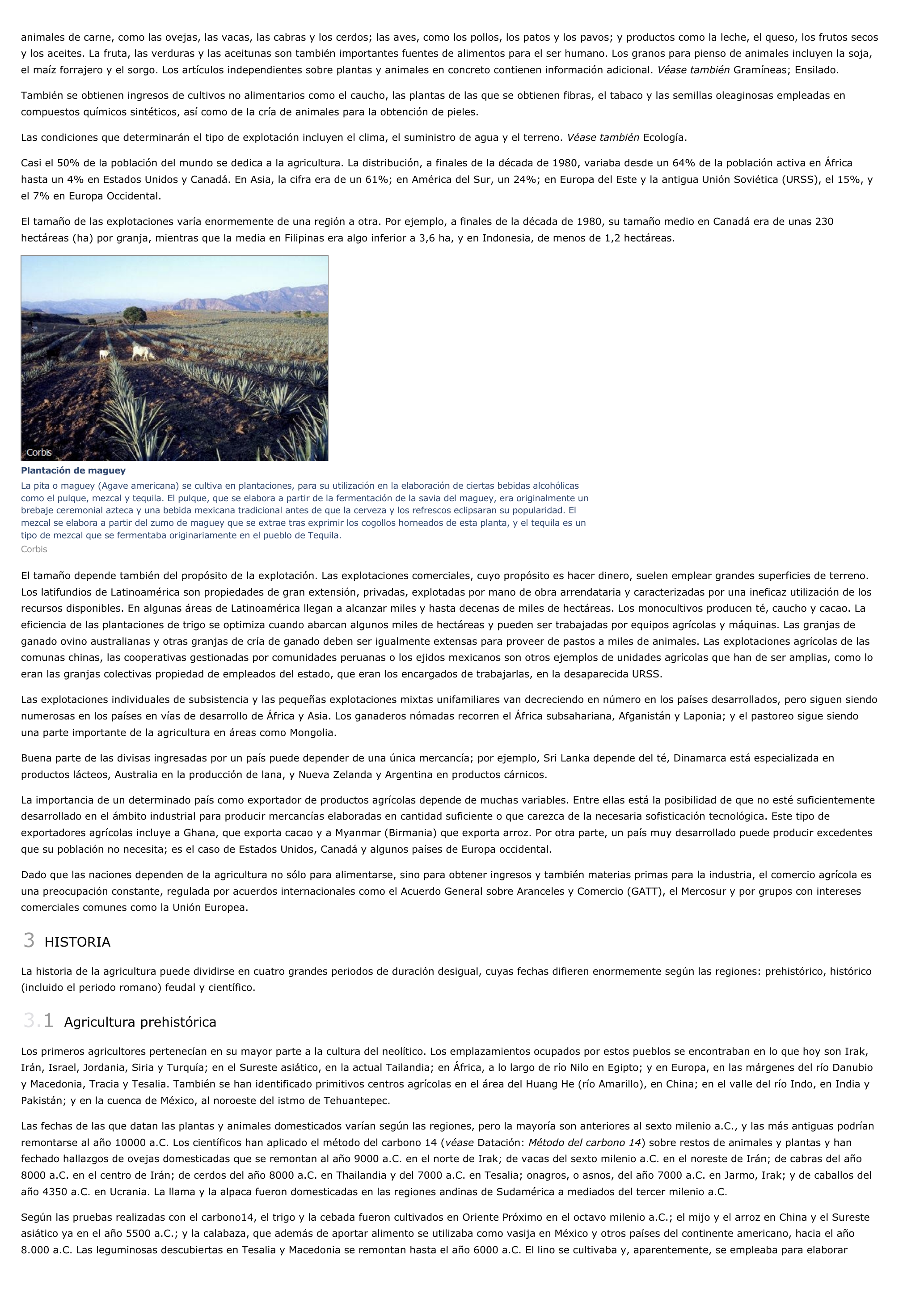 Prévisualisation du document Agricultura - geografía.