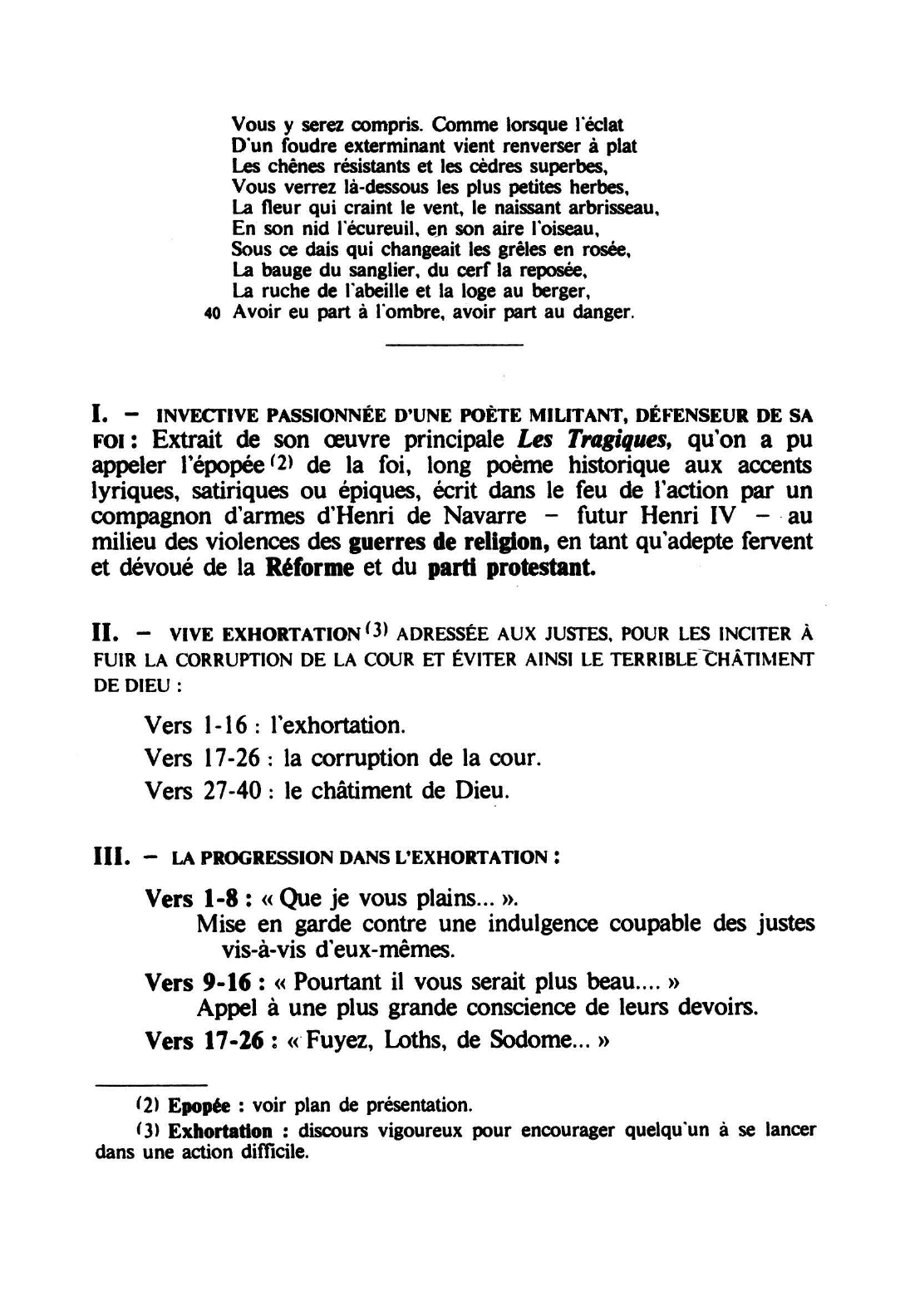 Prévisualisation du document AGRIPPA D'AUBIGNÉ : Les Tragiques - PRINCES (vers 1487 - fin) : FUYEZ, LOTHS, DE SODOME ET GOMORRHE BRÛLANTES